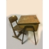 Vintage schooltafeltje met stoel nr 14